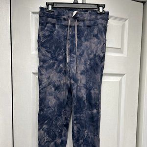Lululemon Ready to Rulu Crop Diamond Dye Lunar Rock True Navy size 6